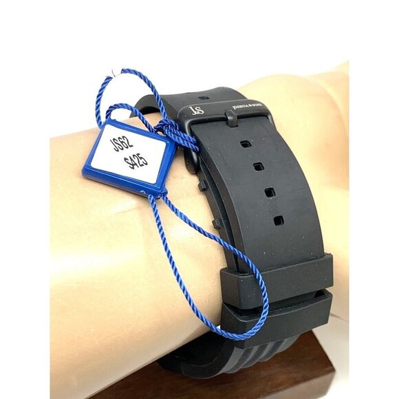 Joshua & Sons Men's Watch JS62BK Quartz Chronograph Black Dial Rubber Ba… - Picture 9 of 13